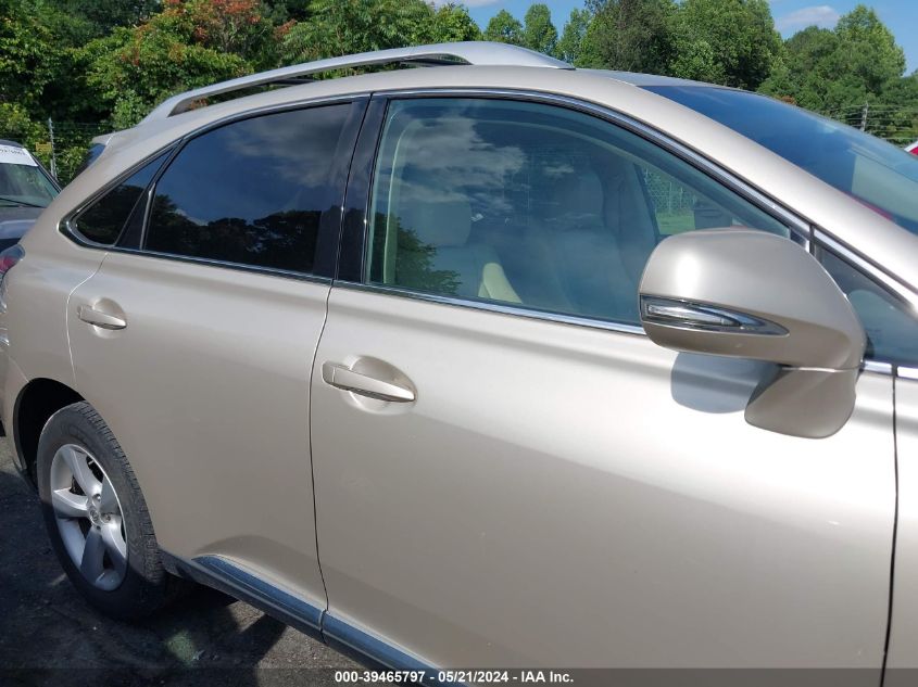 2012 Lexus Rx 350 VIN: 2T2BK1BA7CC141605 Lot: 39465797