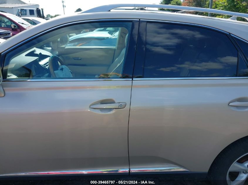 2012 Lexus Rx 350 VIN: 2T2BK1BA7CC141605 Lot: 39465797