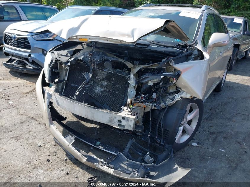 2012 Lexus Rx 350 VIN: 2T2BK1BA7CC141605 Lot: 39465797