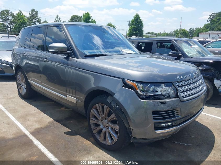 2015 Land Rover Range Rover 5.0L V8 Supercharged VIN: SALGS2TF6FA242209 Lot: 39465806