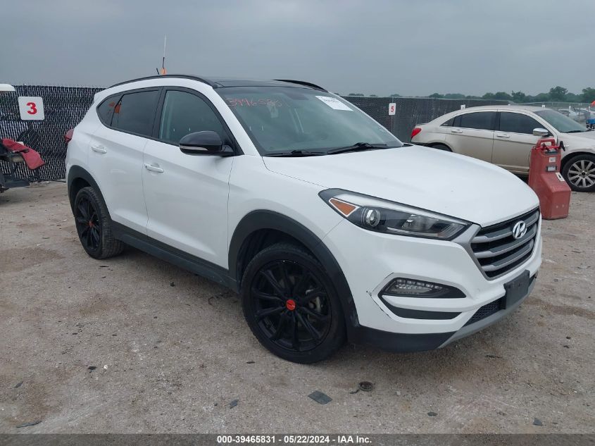 2017 Hyundai Tucson Night VIN: KM8J33A26HU550395 Lot: 39465831