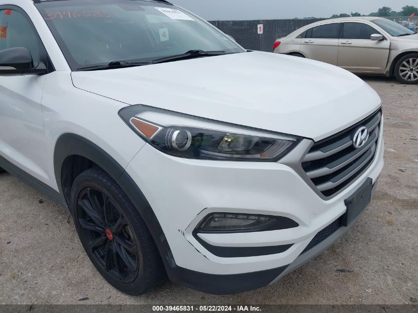 2017 Hyundai Tucson Night VIN: KM8J33A26HU550395 Lot: 39465831