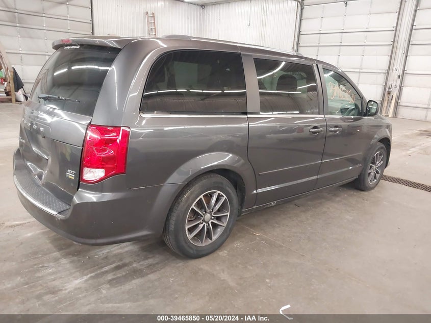 VIN 2C4RDGCG7HR617023 2017 DODGE GRAND CARAVAN SXT