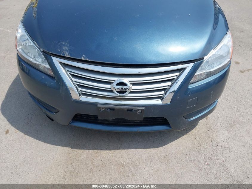 2013 Nissan Sentra Sv VIN: 1N4AB7AP3DN903714 Lot: 39465852