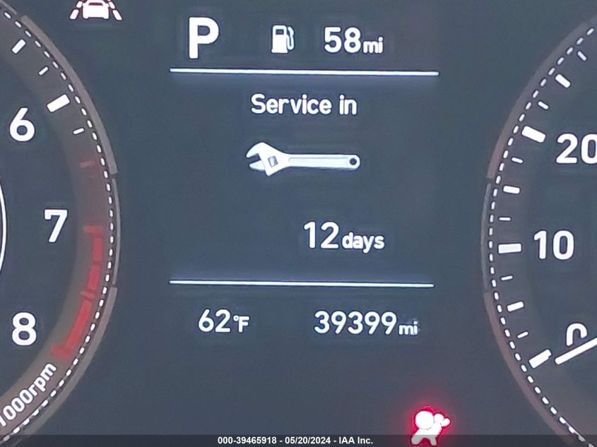 2021 Hyundai Venue Sel VIN: KMHRC8A3XMU081637 Lot: 39465918