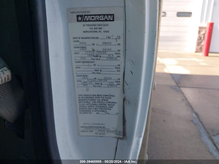 2009 GMC Savana Cutaway G3500 VIN: 1GDGG31C891900099 Lot: 39465955