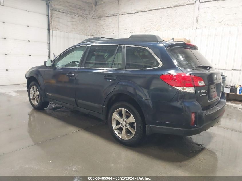 2013 Subaru Outback 2.5I Limited VIN: 4S4BRBKC0D3224631 Lot: 39465964