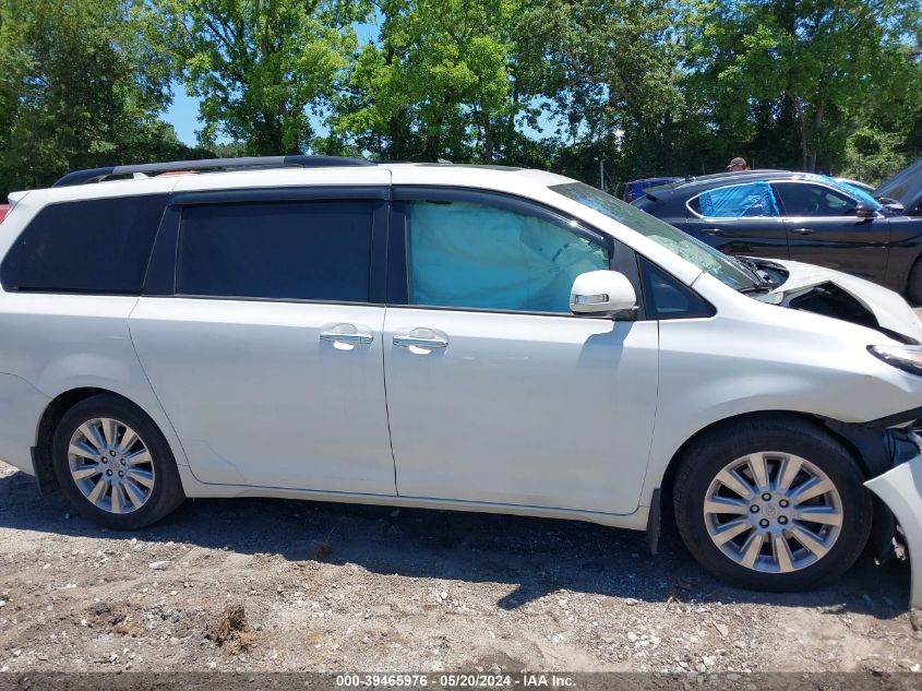 2015 Toyota Sienna Limited Premium 7 Passenger VIN: 5TDYK3DC8FS574175 Lot: 39465976