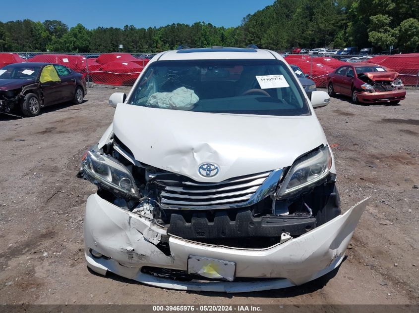 2015 Toyota Sienna Limited Premium 7 Passenger VIN: 5TDYK3DC8FS574175 Lot: 39465976
