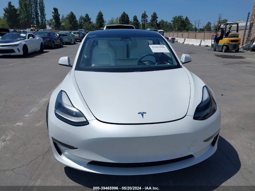 2021 Tesla Model 3 Performance Dual Motor All-Wheel Drive VIN: 5YJ3E1EC2MF076270 Lot: 39465996