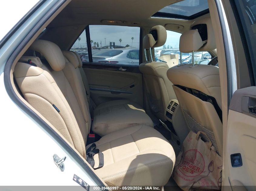 2011 Mercedes-Benz Ml 350 VIN: 4JGBB5GB3BA709120 Lot: 39465997