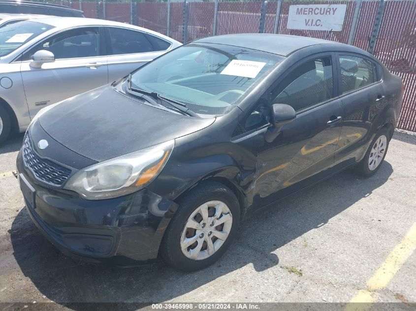 2014 Kia Rio Lx VIN: KNADM4A32E6357770 Lot: 39465998