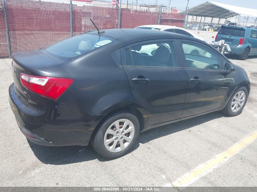 2014 Kia Rio Lx VIN: KNADM4A32E6357770 Lot: 39465998