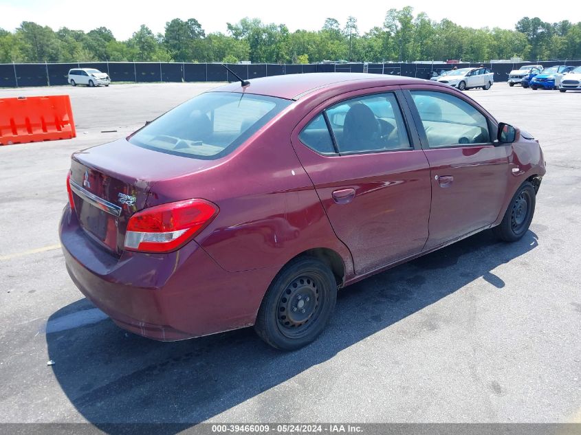 2017 Mitsubishi Mirage G4 Es VIN: ML32F3FJ5HHF18908 Lot: 39466009