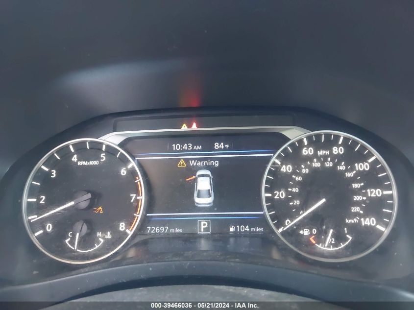 2020 Nissan Altima Sr Fwd VIN: 1N4BL4CVXLC141620 Lot: 39466036