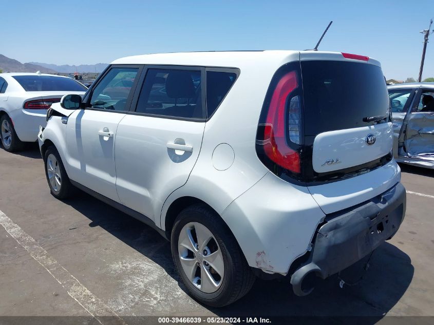 2016 Kia Soul VIN: KNDJN2A21G7357268 Lot: 39466039