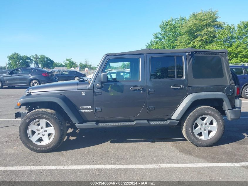 2017 Jeep Wrangler Unlimited Sport 4X4 VIN: 1C4BJWDG4HL754478 Lot: 39466046