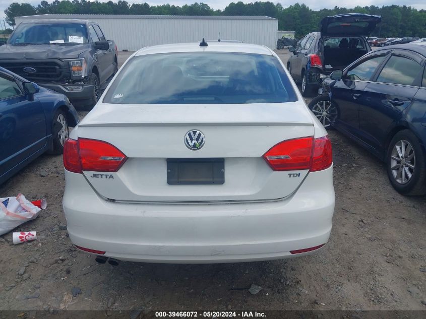 2011 Volkswagen Jetta 2.0L Tdi VIN: 3VWLL7AJ9BM053183 Lot: 39466072