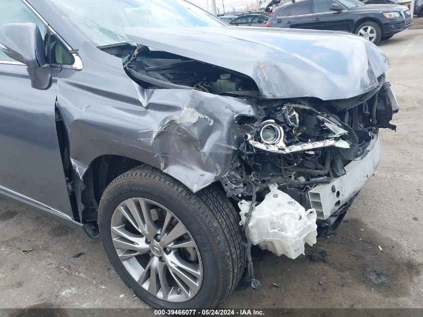 2013 Lexus Rx 450H VIN: JTJBC1BA7D2052406 Lot: 39466077