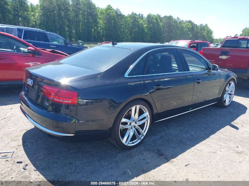 2012 Audi A8 L 4.2 VIN: WAURVAFDXCN002013 Lot: 39466078