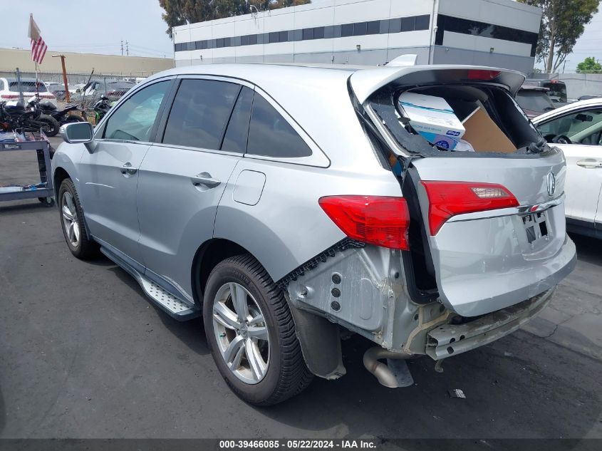 2015 Acura Rdx VIN: 5J8TB3H35FL011480 Lot: 39466085