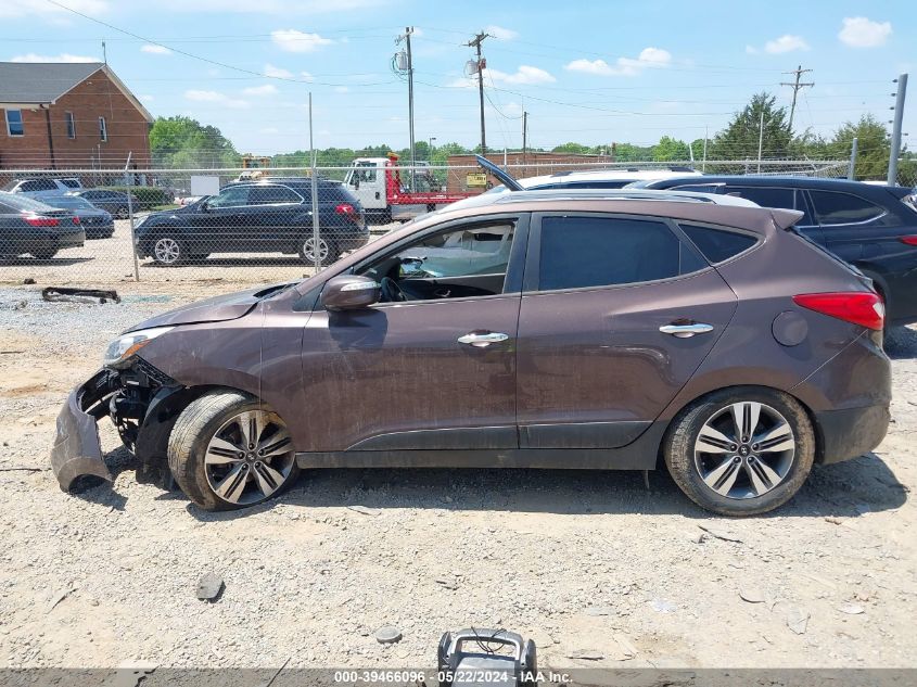 2014 Hyundai Tucson Limited VIN: KM8JUCAG9EU859444 Lot: 39466096