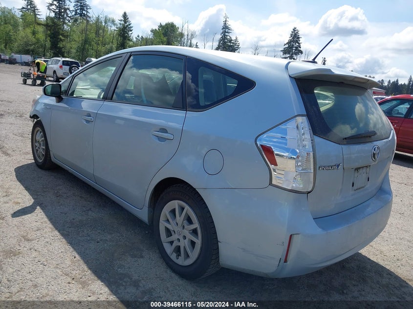 2013 Toyota Prius V Three VIN: JTDZN3EU8D3251102 Lot: 39466115