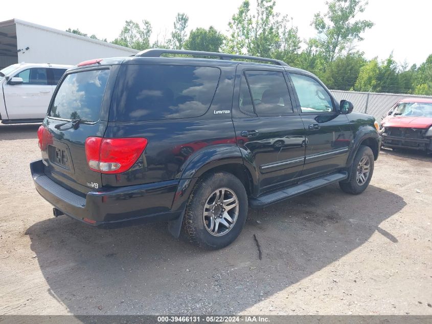 2005 Toyota Sequoia Limited V8 VIN: 5TDZT38AX5S261816 Lot: 39466131