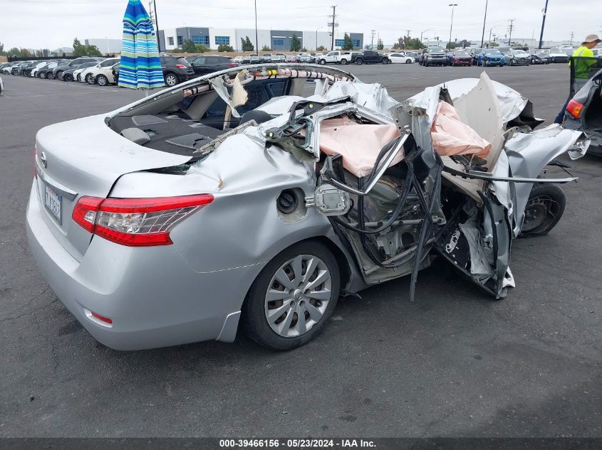 2015 Nissan Sentra S VIN: 3N1AB7AP0FY288283 Lot: 39466156