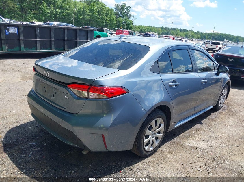 VIN JTDEPMAE9N3023530 2022 TOYOTA COROLLA LE