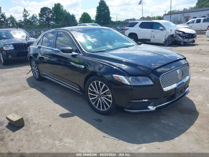 2017 Lincoln Continental Select VIN: 1LN6L9SK4H5612183 Lot: 39466206