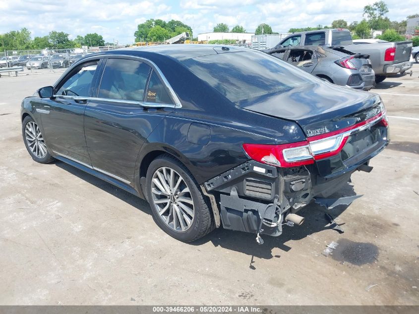 2017 Lincoln Continental Select VIN: 1LN6L9SK4H5612183 Lot: 39466206