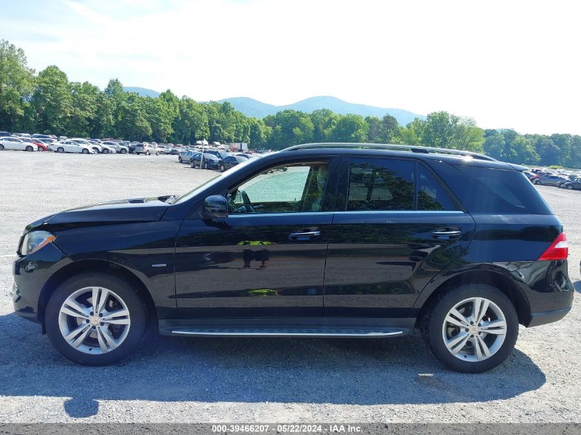 2012 Mercedes-Benz Ml 350 4Matic VIN: 4JGDA5HB4CA063551 Lot: 39466207