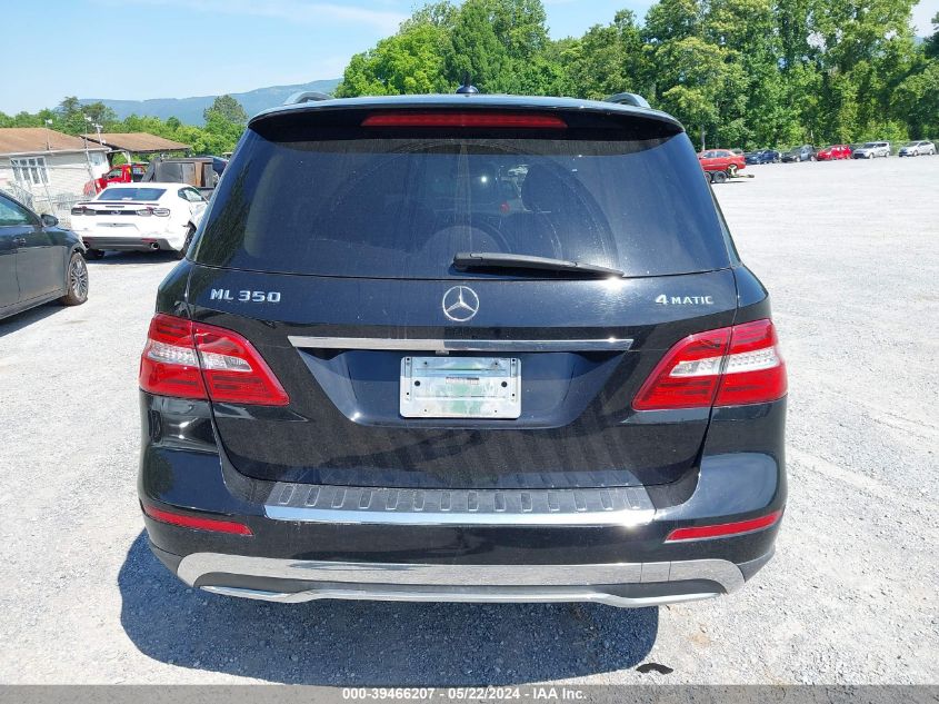 2012 Mercedes-Benz Ml 350 4Matic VIN: 4JGDA5HB4CA063551 Lot: 39466207