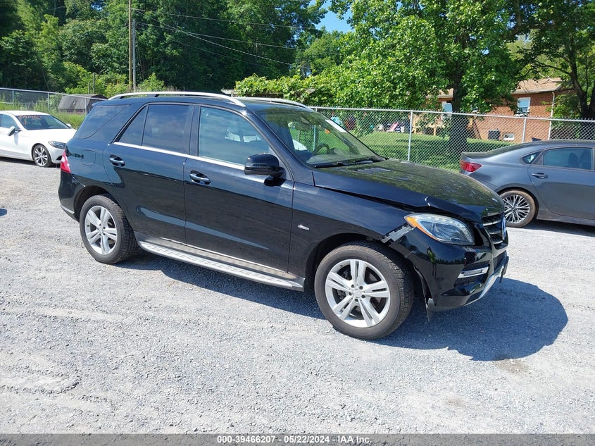 2012 Mercedes-Benz Ml 350 4Matic VIN: 4JGDA5HB4CA063551 Lot: 39466207
