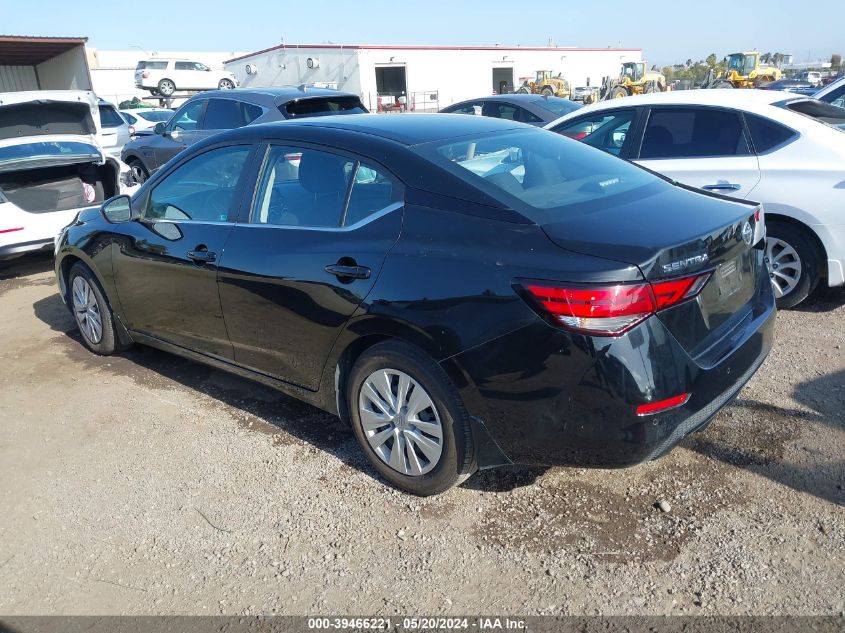 2023 Nissan Sentra S Xtronic Cvt VIN: 3N1AB8BV3PY293417 Lot: 39466221