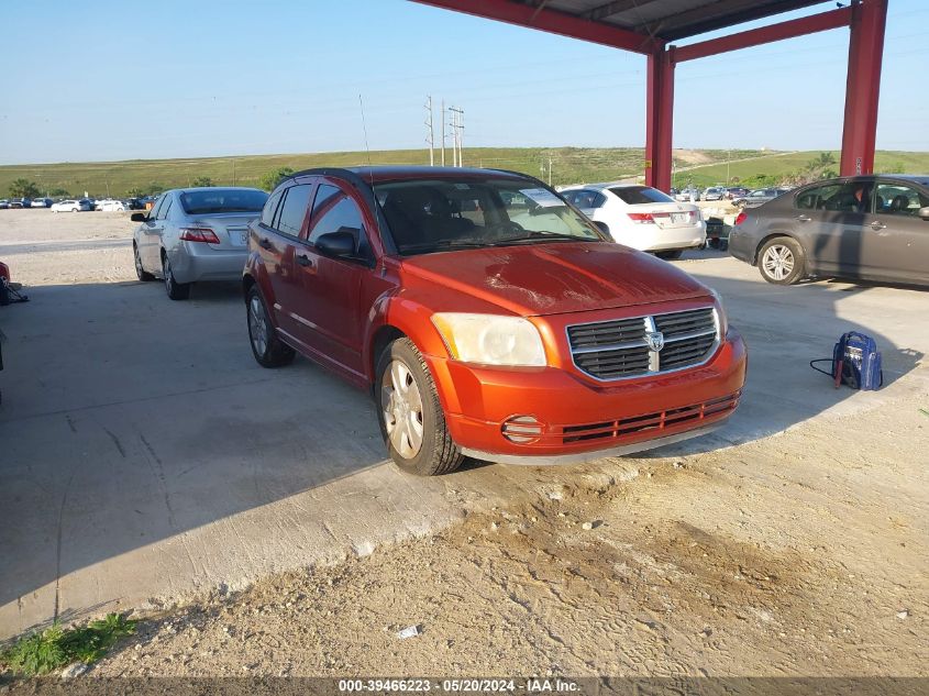 2007 Dodge Caliber Sxt VIN: 1B3HB48B47D568072 Lot: 39466223