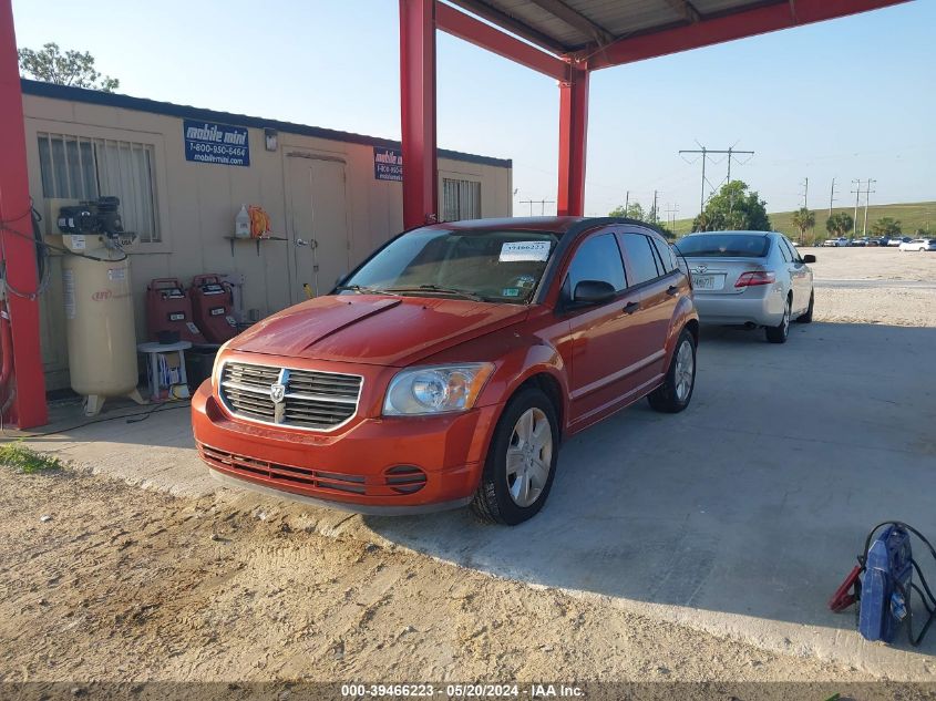 2007 Dodge Caliber Sxt VIN: 1B3HB48B47D568072 Lot: 39466223