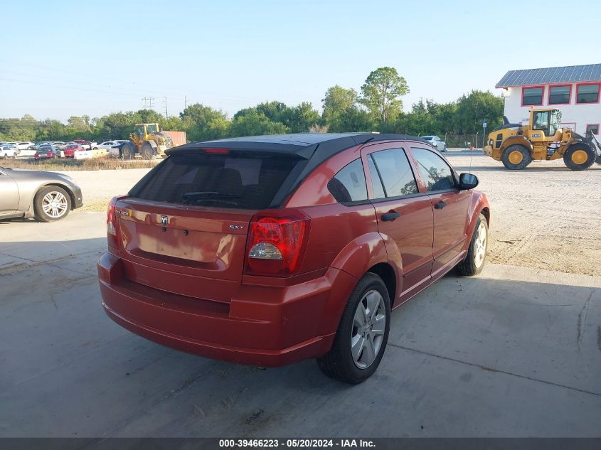 2007 Dodge Caliber Sxt VIN: 1B3HB48B47D568072 Lot: 39466223