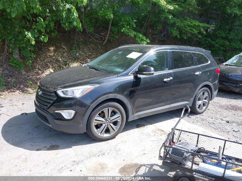 2014 Hyundai Santa Fe Limited VIN: KM8SRDHF0EU037317 Lot: 39466231