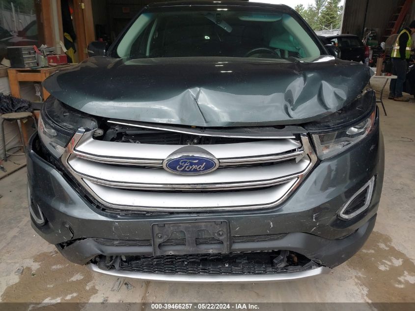 2015 Ford Edge Sel VIN: 2FMTK4J86FBB90036 Lot: 39466257