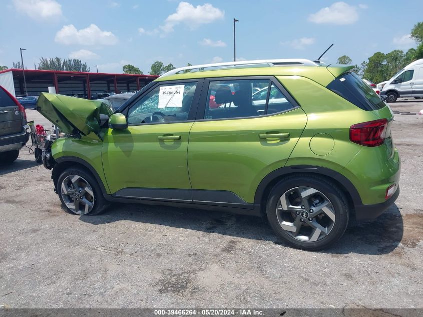 2023 Hyundai Venue Sel VIN: KMHRC8A34PU226191 Lot: 39466264