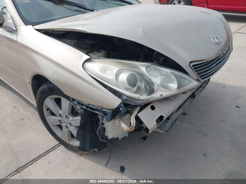 2005 Lexus Es 330 VIN: JTHBA30G755087120 Lot: 39466285