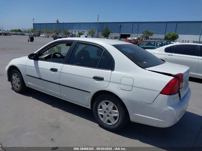 2005 Honda Civic Vp VIN: 2HGES16385H600275 Lot: 39466302