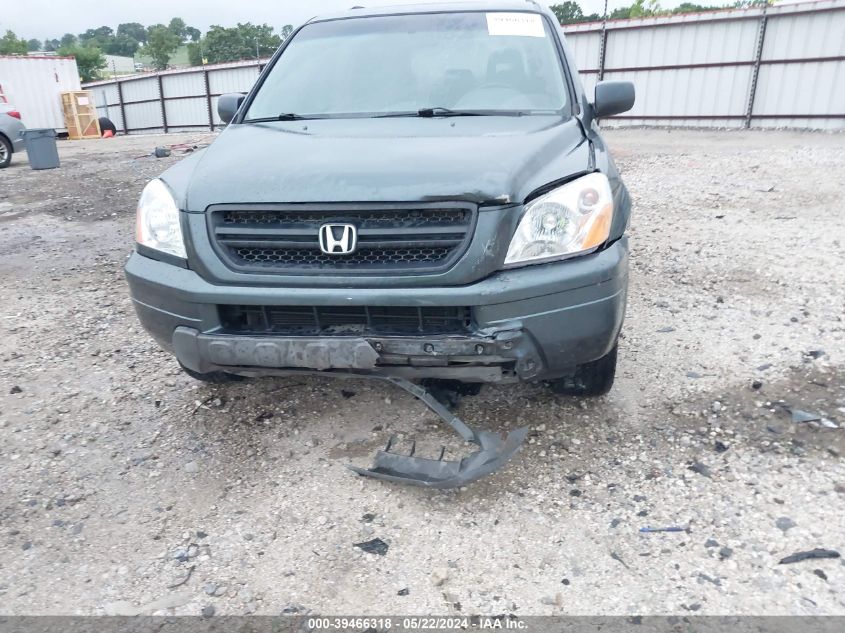 2005 Honda Pilot Ex-L VIN: 5FNYF18655B036520 Lot: 39466318