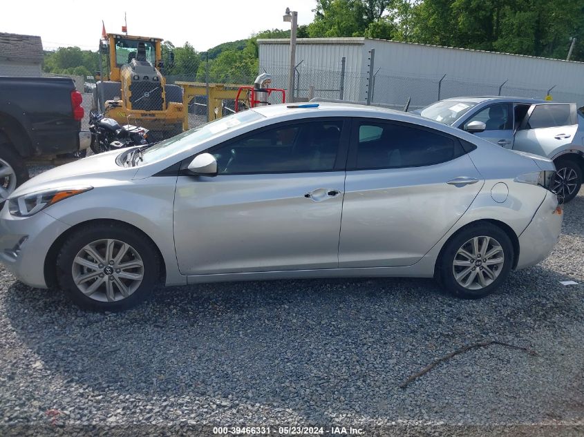 2015 Hyundai Elantra Se VIN: 5NPDH4AE6FH603560 Lot: 39466331