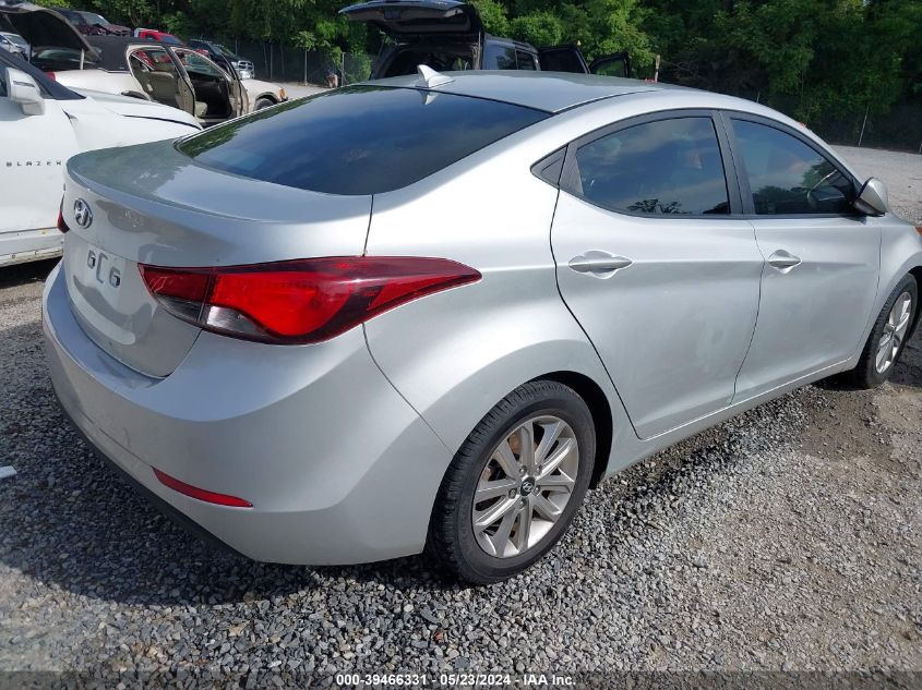 2015 Hyundai Elantra Se VIN: 5NPDH4AE6FH603560 Lot: 39466331