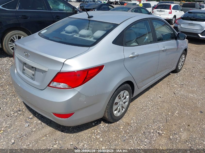 2016 Hyundai Accent Se VIN: KMHCT4AEXGU089290 Lot: 39466339