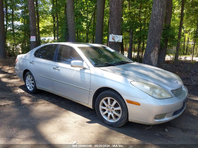 2003 Lexus Es 300 VIN: JTHBF30G935037799 Lot: 39466356