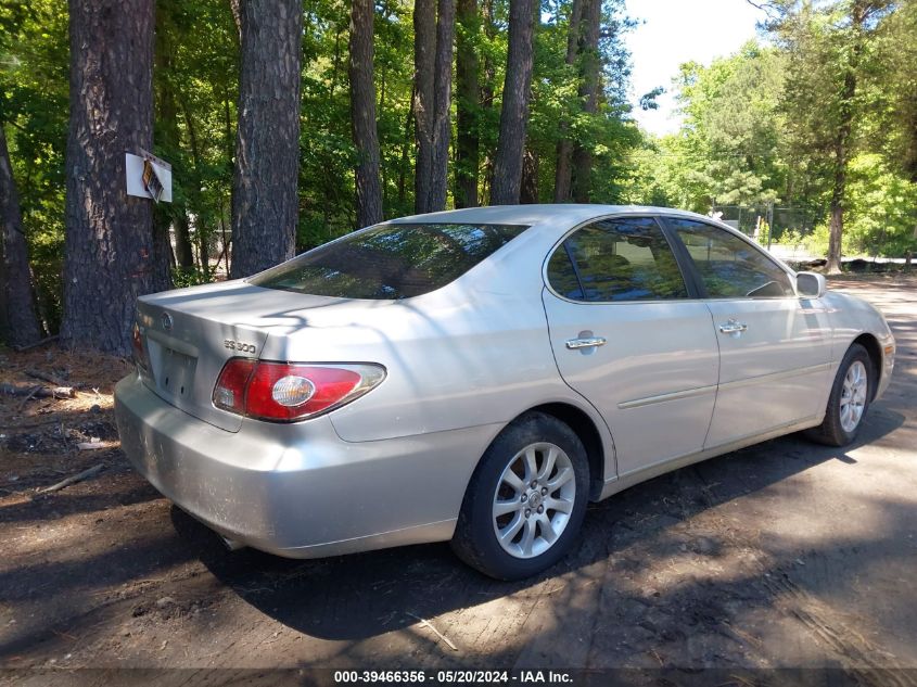 2003 Lexus Es 300 VIN: JTHBF30G935037799 Lot: 39466356